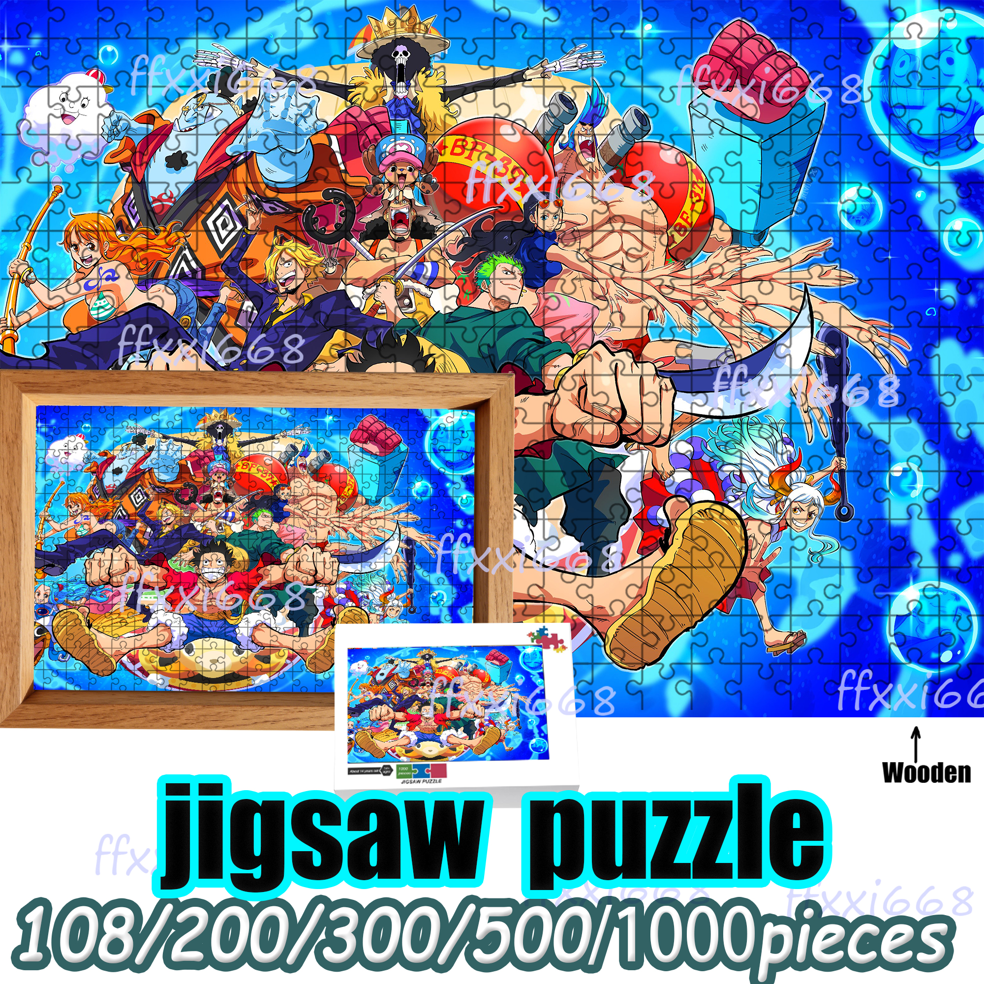 Woodworking Hobby - One Piece Luffy Zoro Nami Chopper