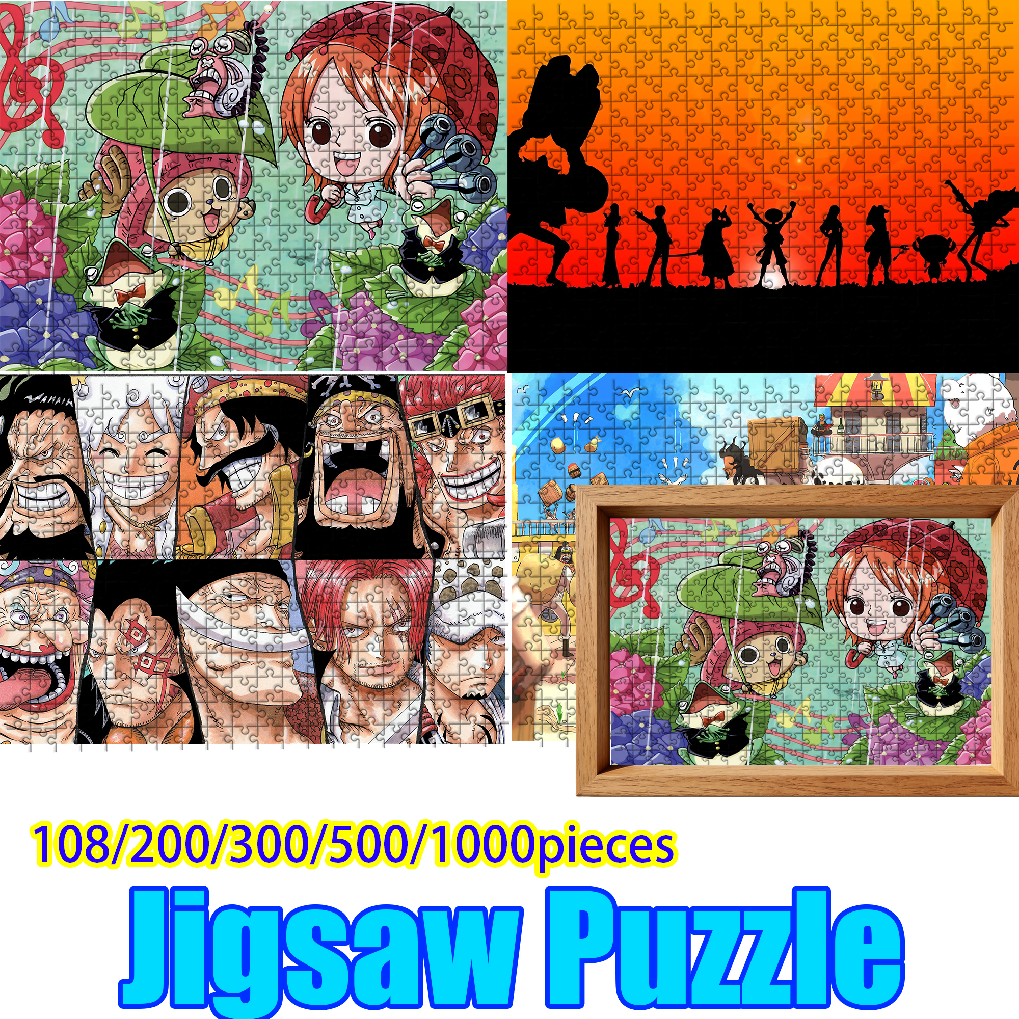 Woodworking Hobby - One Piece Luffy Chopper Zoro toget