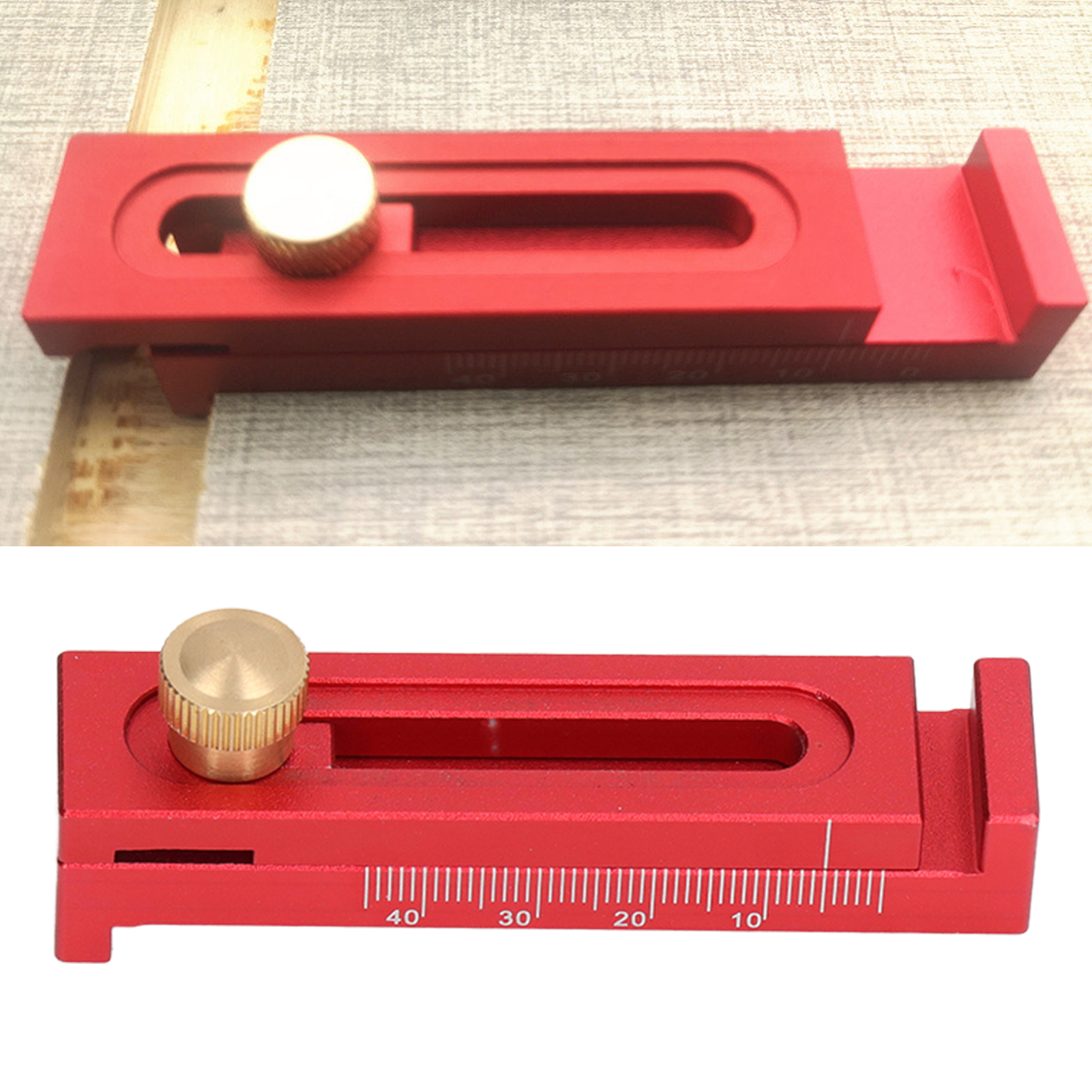 Woodworking Ruler - Depth Measuring Ruler Saw Gaps Gauge