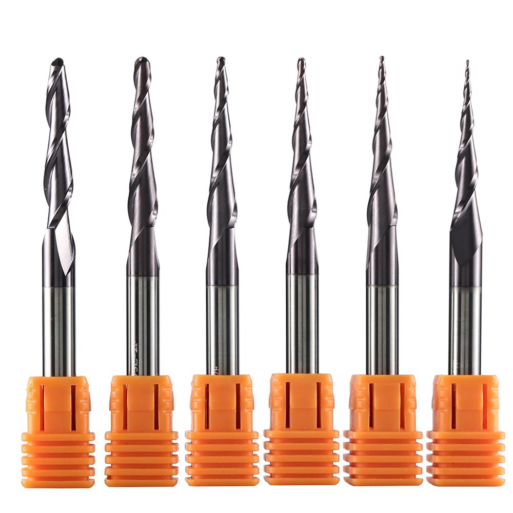 Woodworking Nc - 1 pcs Solid Carbide Coated Taper