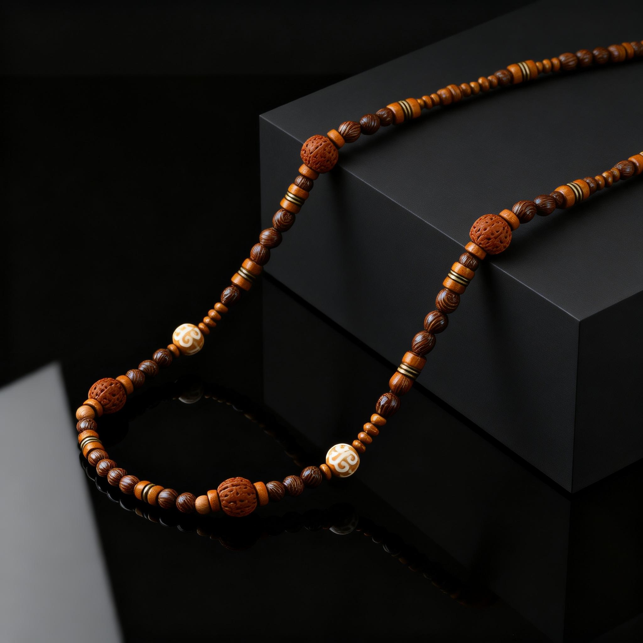 Fashion Walnut Wood Bead Neckl – обзор и цена Woodworking Nc