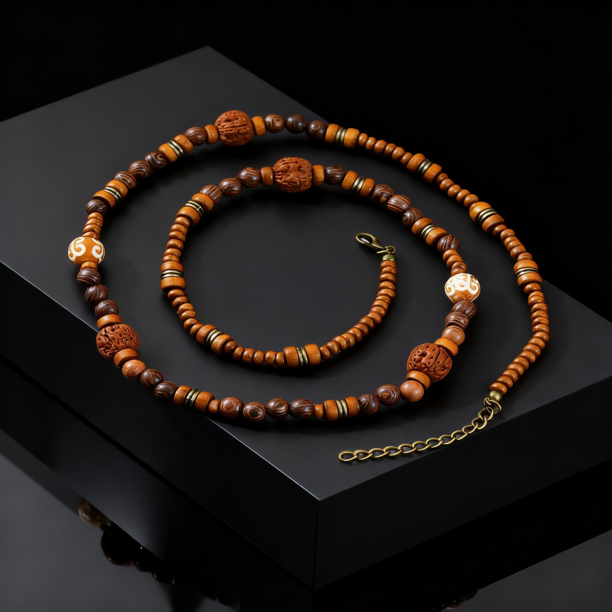 Fashion Walnut Wood Bead Neckl – обзор и цена Woodworking Nc