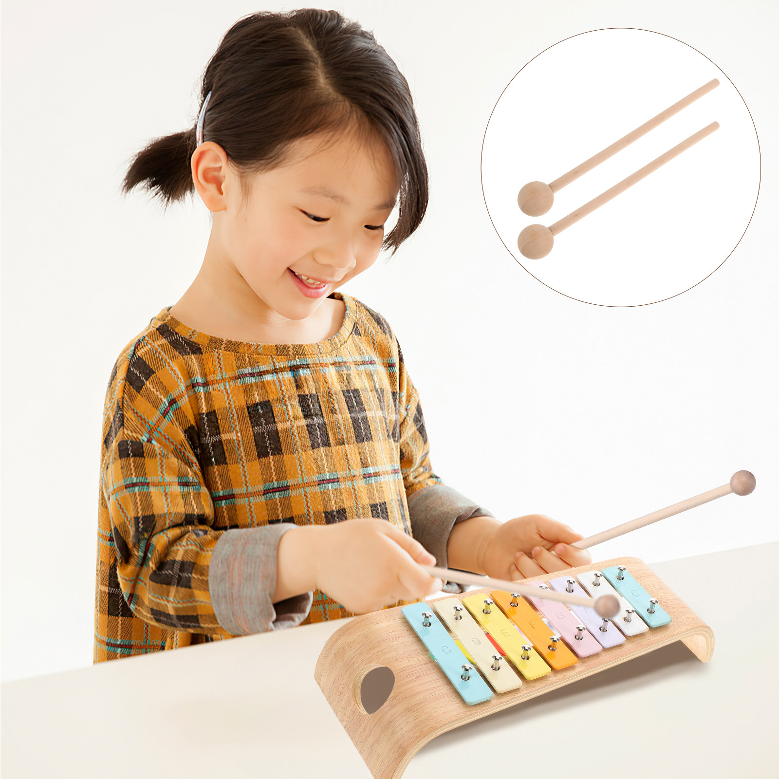 2Pcs Wooden Xylophone Mallets  – обзор и цена Woodworking Xylophone