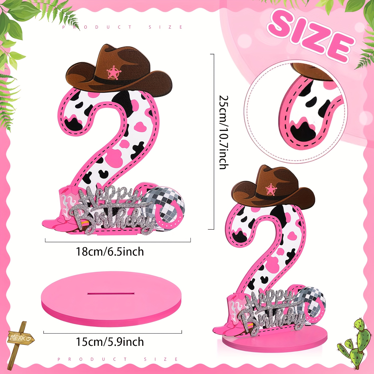 1Pcs Western Cowboy 1-3 Birthd – обзор и цена Woodworking Logos