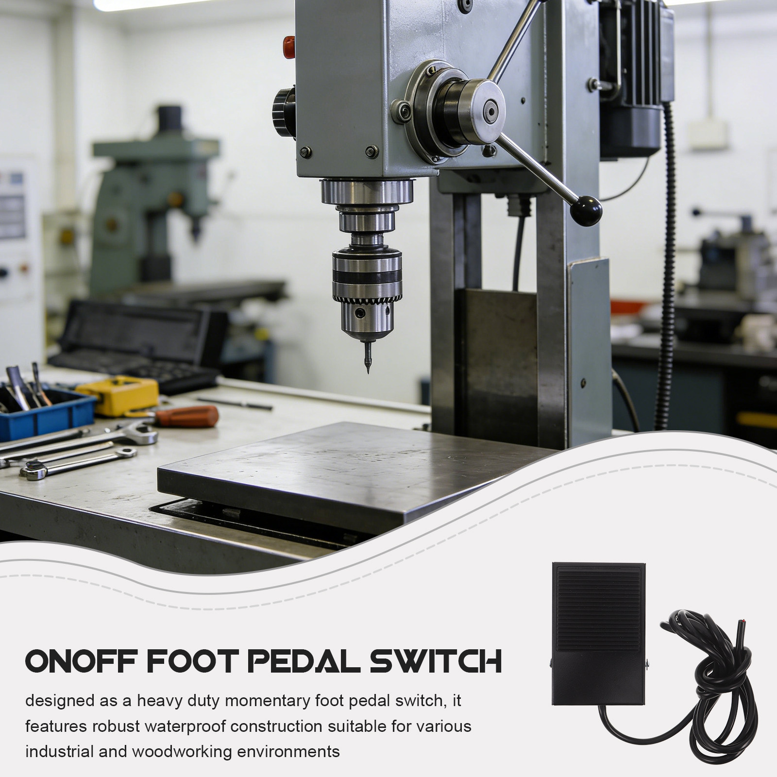 Momentary Foot Pedal Switch fo – обзор и цена Woodworking Tool