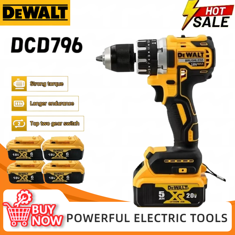 Dewalt DCD796 Cordless Impact  – обзор и цена Woodworking Essential Tools