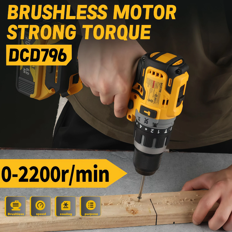 Dewalt DCD796 Cordless Impact  – обзор и цена Woodworking Essential Tools