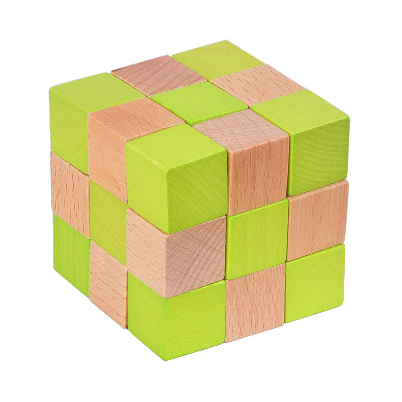 Wooden Snake Cube Puzzle IQ Lo – обзор и цена Woodworking Hobby