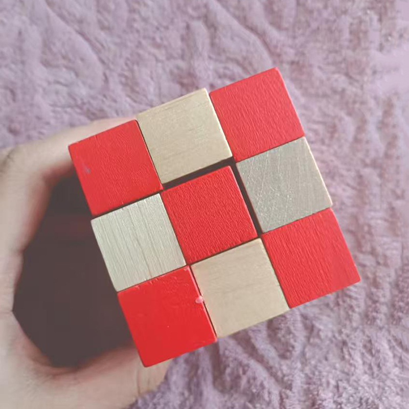 Wooden Snake Cube Puzzle IQ Lo – обзор и цена Woodworking Hobby