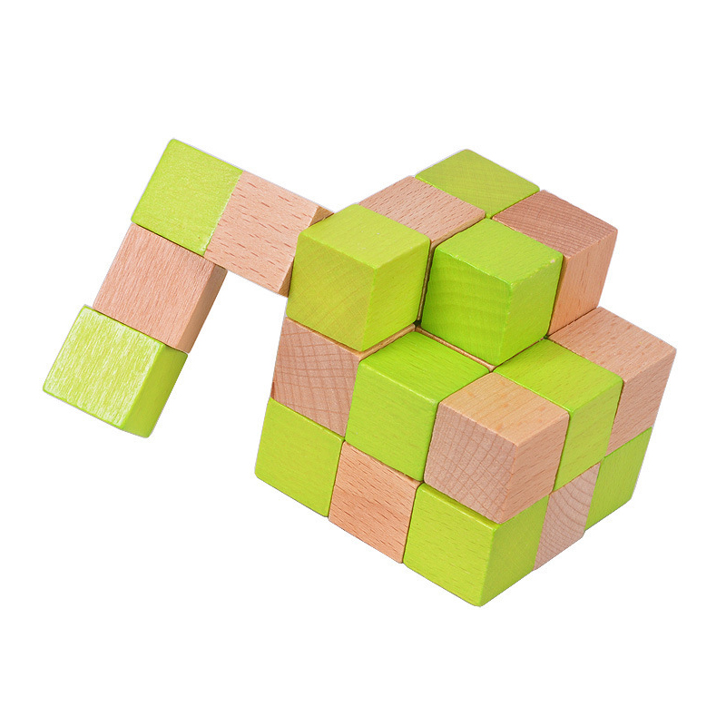 Wooden Snake Cube Puzzle IQ Lo – обзор и цена Woodworking Hobby