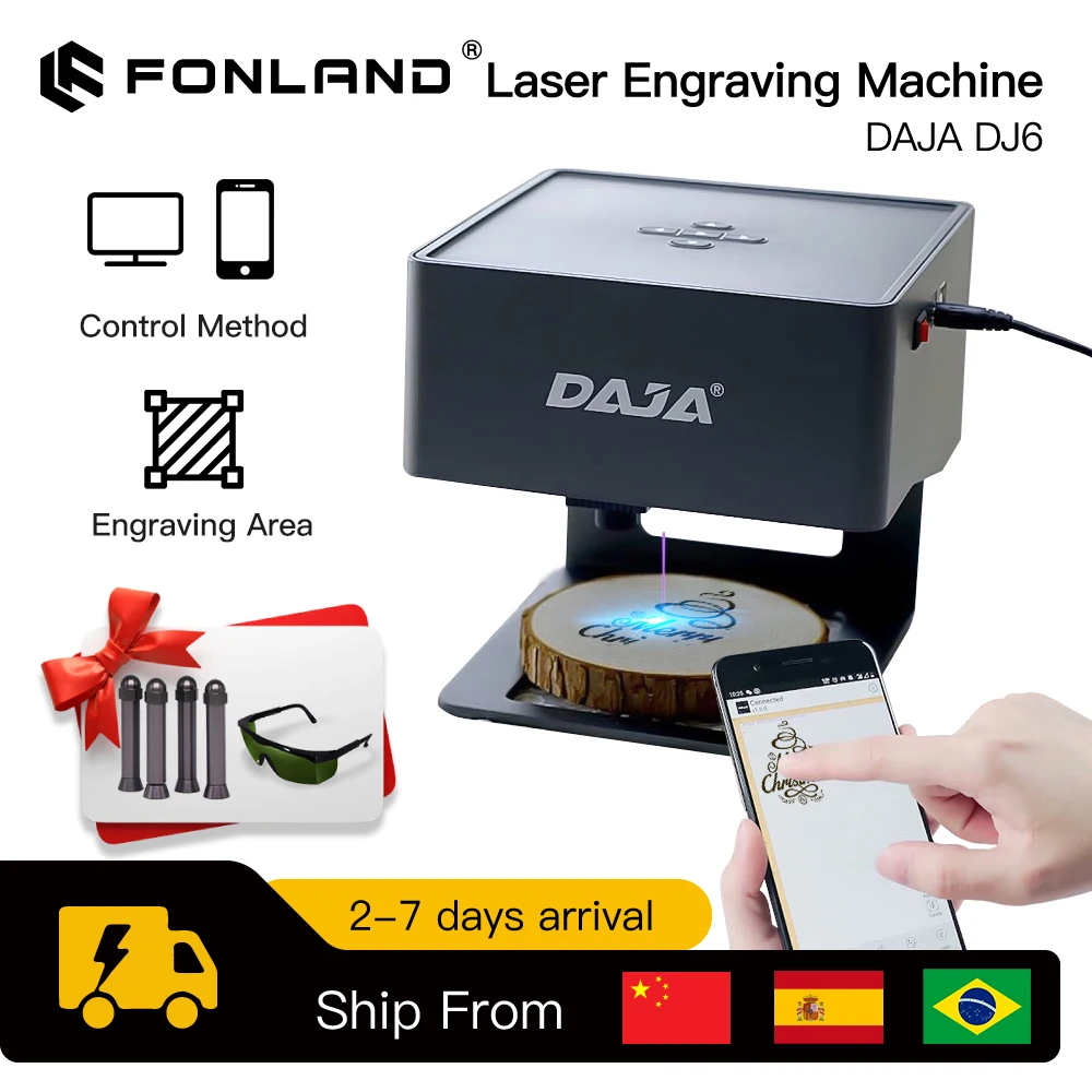 DAJA Laser Engraver CNC DIY DJ – обзор и цена Woodworking Logos
