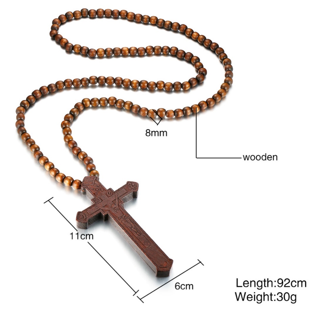 Rosary Necklace Large Wood Jes – обзор и цена Woodworking Nc