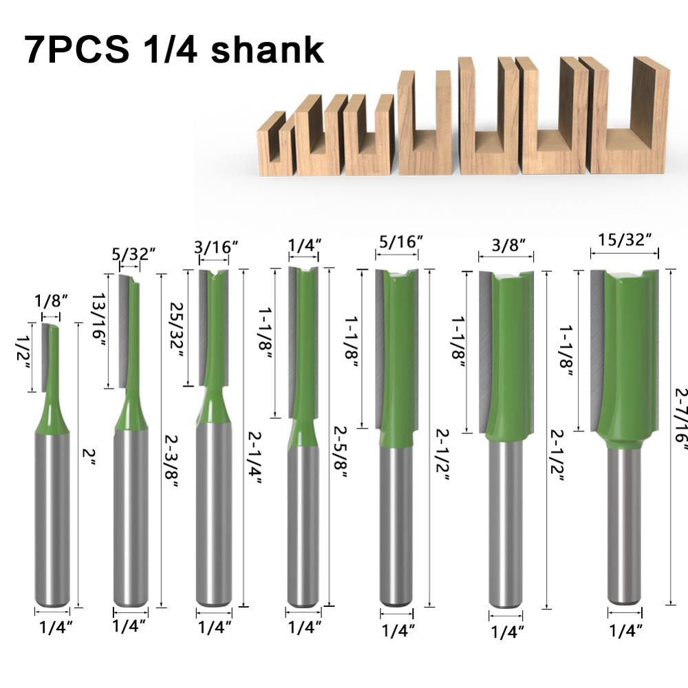 1-7pcs 6mm 1/4 inch Shank Sing – обзор и цена Woodworking Nc