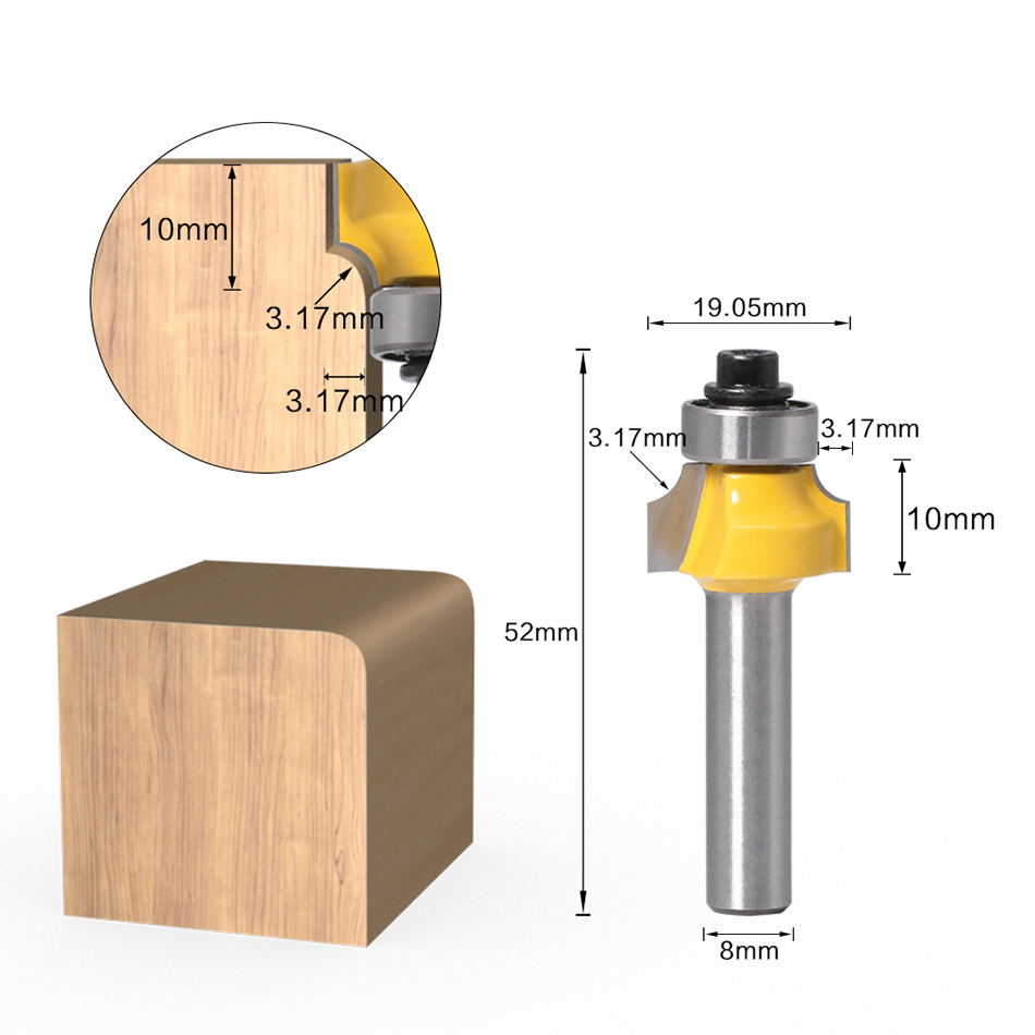 8mm Shank Round Corner Router  – обзор и цена Woodworking Nc