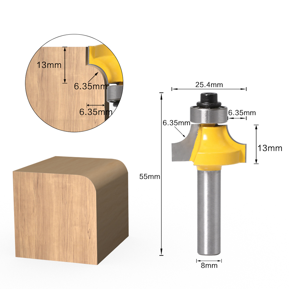 8mm Shank Round Corner Router  – обзор и цена Woodworking Nc