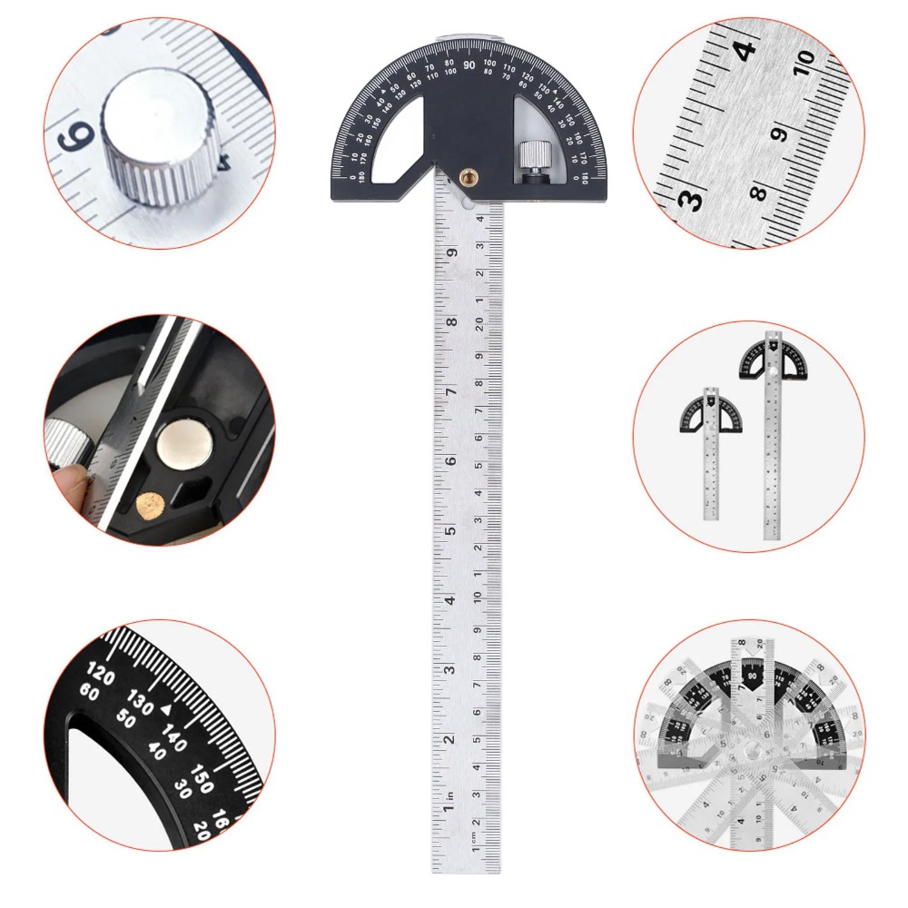 Angle Protractor Carpentry Ang – обзор и цена Woodworking Ruler