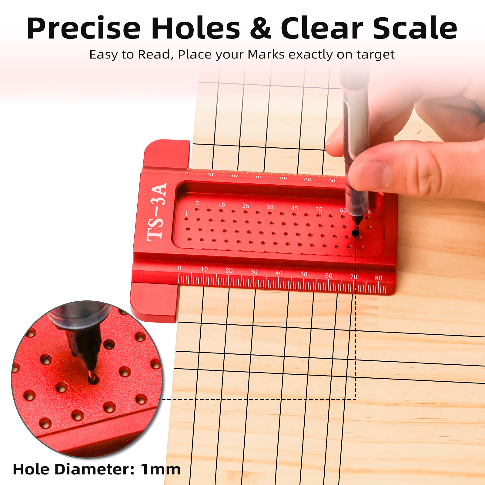 TS-3 Woodworking Scribing Rule – обзор и цена Woodworking Ruler