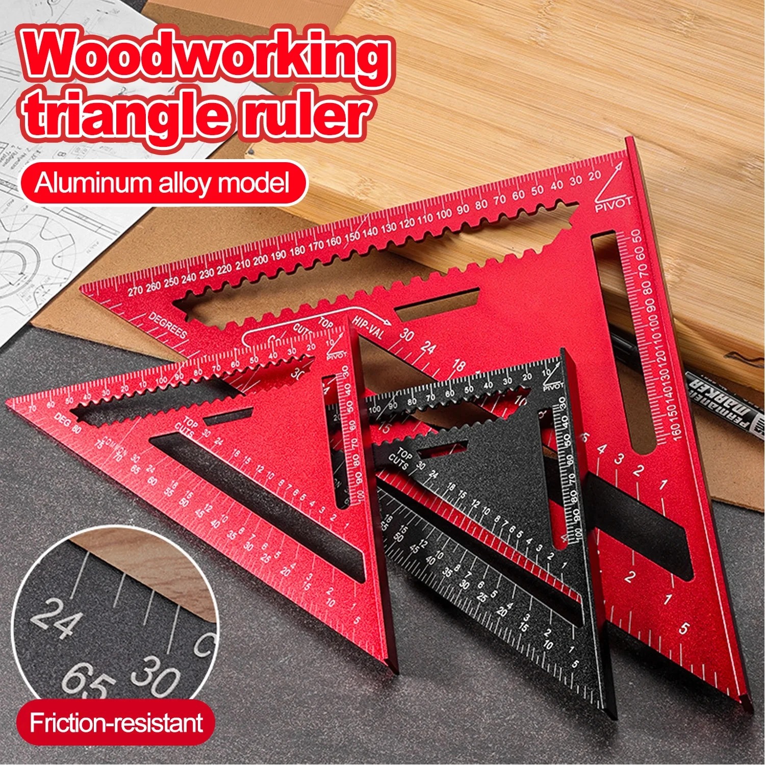 12inch Aluminum Alloy Woodwork – обзор и цена Woodworking Ruler
